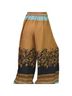 Free People 100% Viscose Graphic Brown Black Blue Jumpsuit Size XS - photo 9