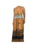 Free People 100% Viscose Graphic Brown Black Blue Jumpsuit Size XS - photo 10