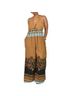 Free People 100% Viscose Graphic Brown Black Blue Jumpsuit Size XS - photo 11
