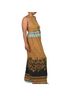 Free People 100% Viscose Graphic Brown Black Blue Jumpsuit Size XS - photo 12