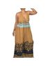 Free People 100% Viscose Graphic Brown Black Blue Jumpsuit Size XS - photo 14