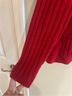 Coldwater Creek 100% Wool Red Jacket Size L - photo 5
