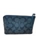 Coach Color Block Graphic Black Gray Silver Wallet One size - photo 2