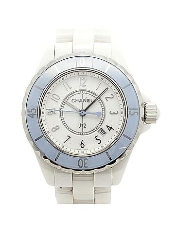 Chanel Chanel J12 Soft Blue Limited Edition (1200 pieces worldwide) H4340 White Dial Watch for Men and Women (view 1)