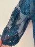 JJ's House 100% Polyester Solid Teal Cocktail Dress Size 10 - photo 6