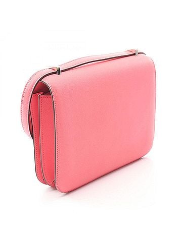 Hermès Hermes Constance 3 Mini Shoulder Bag/Handbag, Leather, Calfskin (Veau Swift), Pink Tone (view 2)