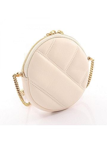 Bvlgari Bulgari BVLGARI Serpenti Cabochon Mini Pochette Shoulder Bag Handbag Leather Women's Ivory (view 2)