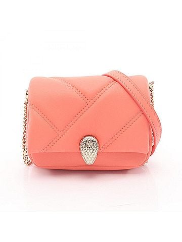 Bvlgari Bulgari BVLGARI Serpenti Cabochon Micro Shoulder Bag Handbag Leather Women's Pink (view 1)