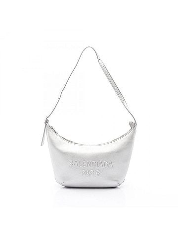 Balenciaga Balenciaga Mary Kate Sling Bag Shoulder Handbag Leather Women's Silver 7717332AAKE (view 1)