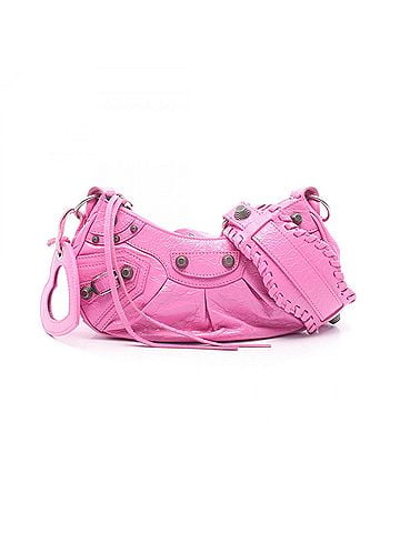 Balenciaga Balenciaga LE CAGOLE Shoulder Bag/Handbag, Leather, Women's, Pink (view 1)