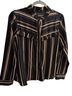 LUCCA Stripes Multi Color Button-Down Shirt Size L - photo 1