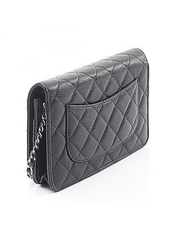 Chanel Chanel Matelassé Shoulder Bag/Handbag, Caviar Leather (Grained Calfskin), Women's, Black, AP0250 (view 2)