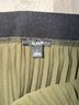 Alfani 100% Polyester Color Block Black Green Ivory Casual Skirt Size L - photo 3