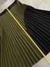 Alfani 100% Polyester Color Block Black Green Ivory Casual Skirt Size L - photo 6
