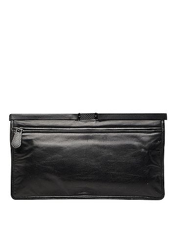 Bottega Veneta Bottega Veneta Clutch Bag, Second Black Leather, Women's BOTTEGAVENETA (view 1)
