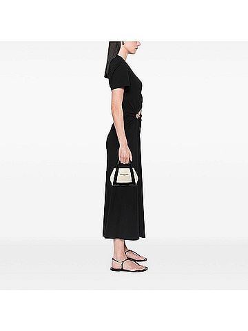 Balenciaga Canvas Navy Cabas Tote S (view 2)
