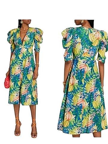 FARM Rio Star Fruits Midi Dress Casual Dress (view 2)