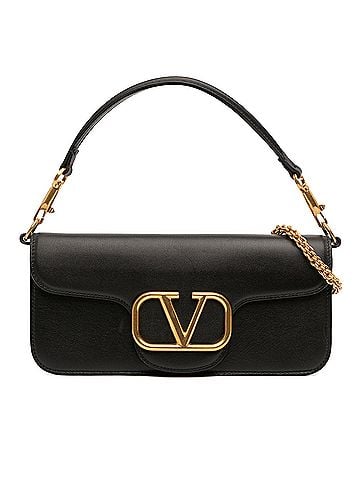 Valentino Calfskin VLogo Loco Satchel (view 1)