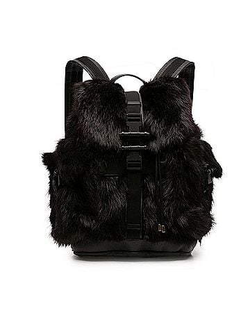 Givenchy Leather and Fur Obsedia Backpack (view 1)