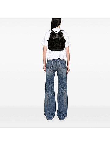 Givenchy Leather and Fur Obsedia Backpack (view 2)
