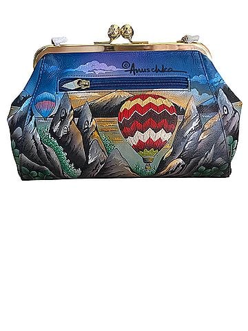 Anuschka Hot air balloon Leather Satchel (view 2)