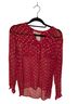 Unlabeled Red Long Sleeve Blouse Size L - photo 1