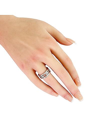 Gucci Gucci Multiple Ring, 18K White Gold, Diamond, Women's GUCCI (view 2)