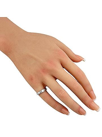 Cartier Cartier Mini Love Ring, 1, 18K White Gold, Women's CARTIER (view 2)