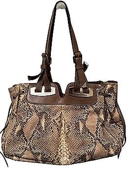 Francesco Biasia Leather Satchel (view 1)