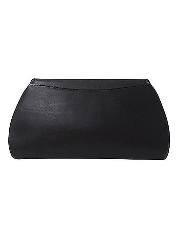 Cartier Cartier handbag for women, brand name, clutch bag, second Panthère, leather, black, with pouch. (view 2)