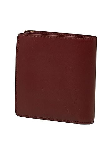 Cartier Cartier Must Line Bi-fold Wallet, Wine Red/Bordeaux Leather, Women's. (view 2)