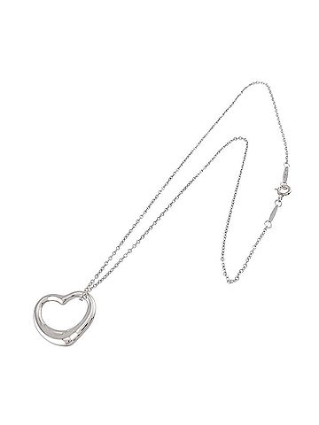 Tiffany & Co. Tiffany & Co. Heart Necklace, 22mm wide, 40cm long, Sterling Silver (SV 925) Necklace (view 2)