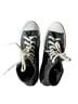 Converse Black White Sneakers Size 7 - photo 2