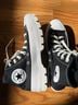 Converse Black White Sneakers Size 7 - photo 3