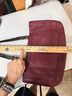 Coach 100% Leather Solid Purple Brown Tote One size - photo 10
