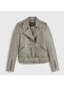 ALLSAINTS 100% Sheepskin Green Leather Jacket Size 2 - photo 5