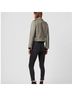 ALLSAINTS 100% Sheepskin Green Leather Jacket Size 2 - photo 6