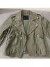 ALLSAINTS 100% Sheepskin Green Leather Jacket Size 2 - photo 9