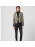 ALLSAINTS 100% Sheepskin Green Leather Jacket Size 2 - photo 14