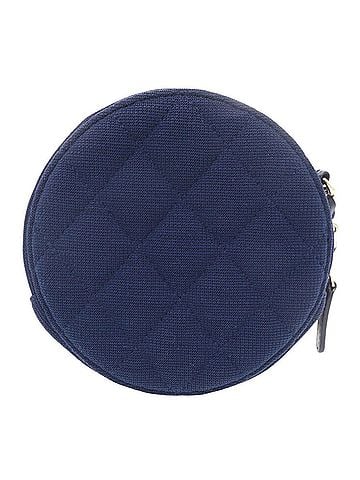 Chanel Like New Chanel Coco Mark Matelassé Round Cotton Shoulder Bag, Serial Number 28, Gold Hardware, Blue Chain 1658CHANEL (view 2)