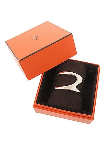 Hermès Excellent condition Hermes Chaine d'Ancre Punk #14 Sterling Silver 925 Bangle Bracelet 1182HERMES (view 2)