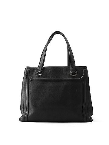 Bvlgari Bulgari Tote Bag, Leather, BVLGARI Black, Handbag, Women's, (view 1)