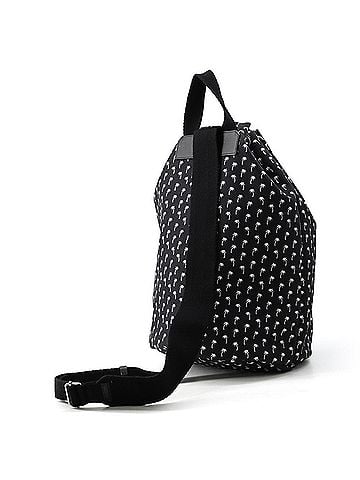 Yves Saint Laurent Yves Saint Laurent Saint Laurent Paris Shoulder Bag, Printed Bucket Handbag, 553969, SAINT LAURENT PARIS, Black. PARIS. (view 2)