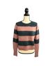 ALLSAINTS Stripes Green Pink Pullover Sweater Size M - photo 1
