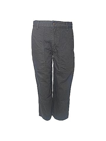 The Row The Row Vendula Cargo Pants in Black Cotton (view 1)