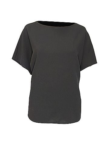 The Row The Row Blouse in Black Virgin Wool (view 1)