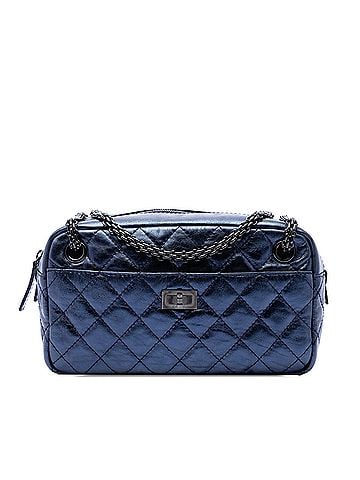 Chanel Medium Metallic Quilted Aged Calfskin Reissue Camera Bag (view 1)