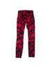 Lululemon Athletica Floral Red Black Leggings Size 4 - photo 2