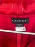 Cachet Red Long Sleeve Blouse Size 14 - photo 4