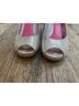 Lilly Pulitzer 100% Leather Silver Wedges Size 7 1/2 - photo 4
